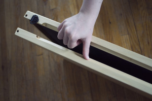 folding palette, one hand opening technique 02