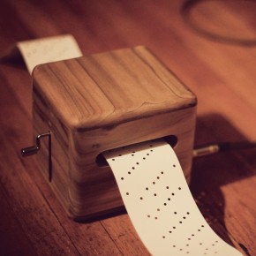 punch-card music box